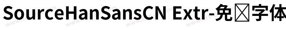 SourceHanSansCN Extr字体转换